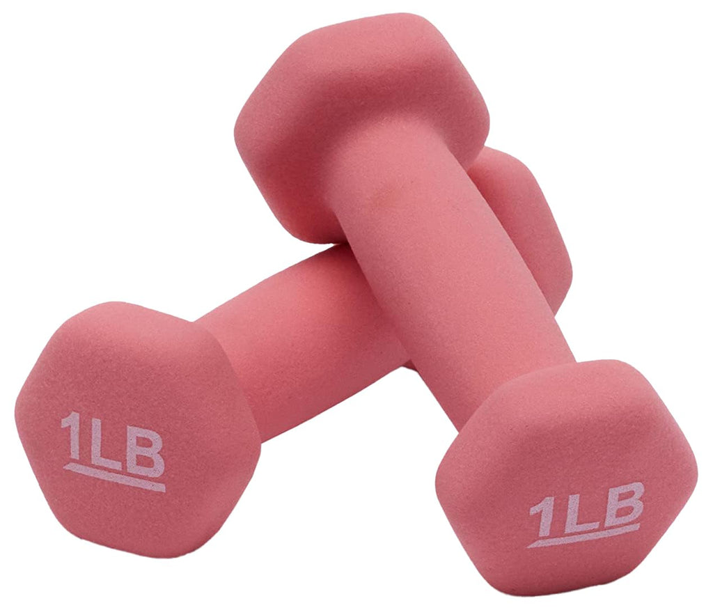Amazon Basics Neoprene Dumbbell Hand Weights for Exercise and Muscle Toning