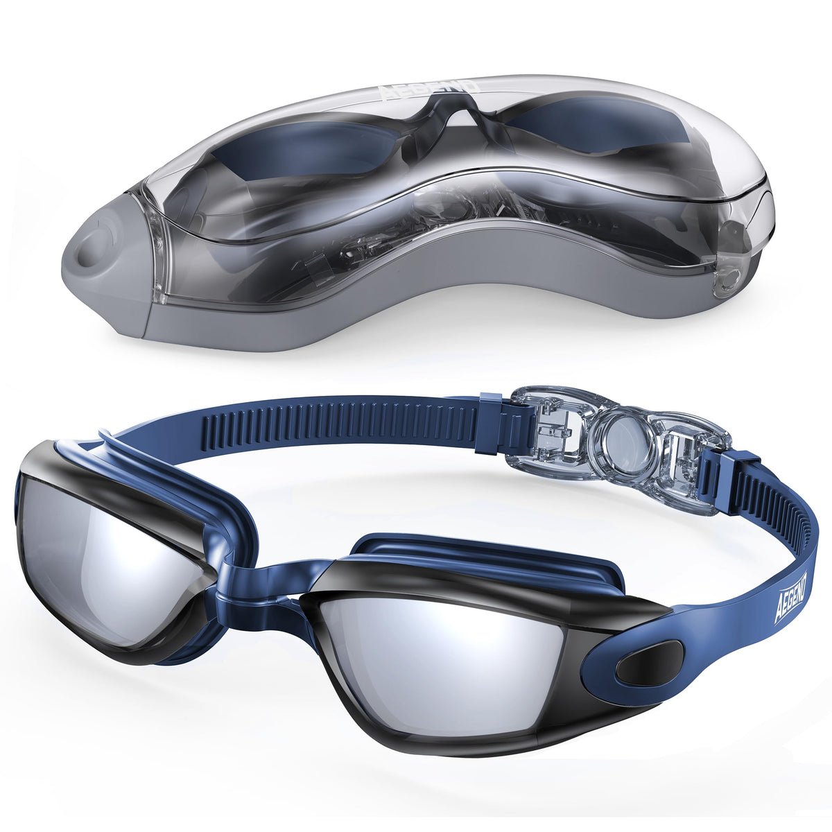 Aegend Swim Goggles, Swimming Goggles No Leaking Full Protect Adult Youth