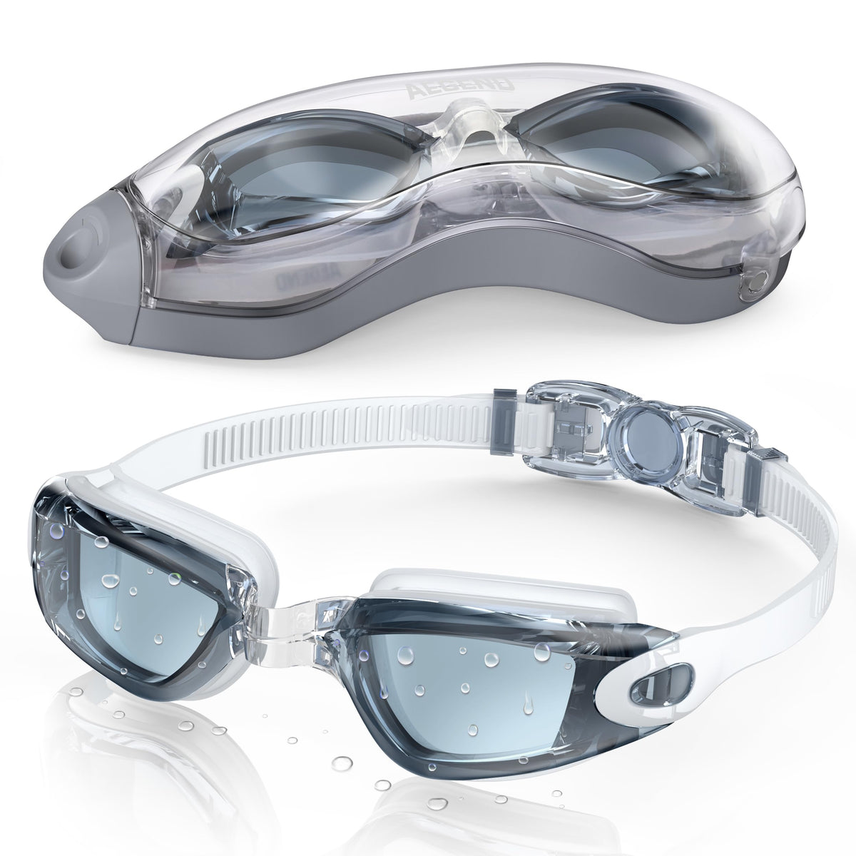 Aegend Swim Goggles, Swimming Goggles No Leaking Full Protect Adult Youth