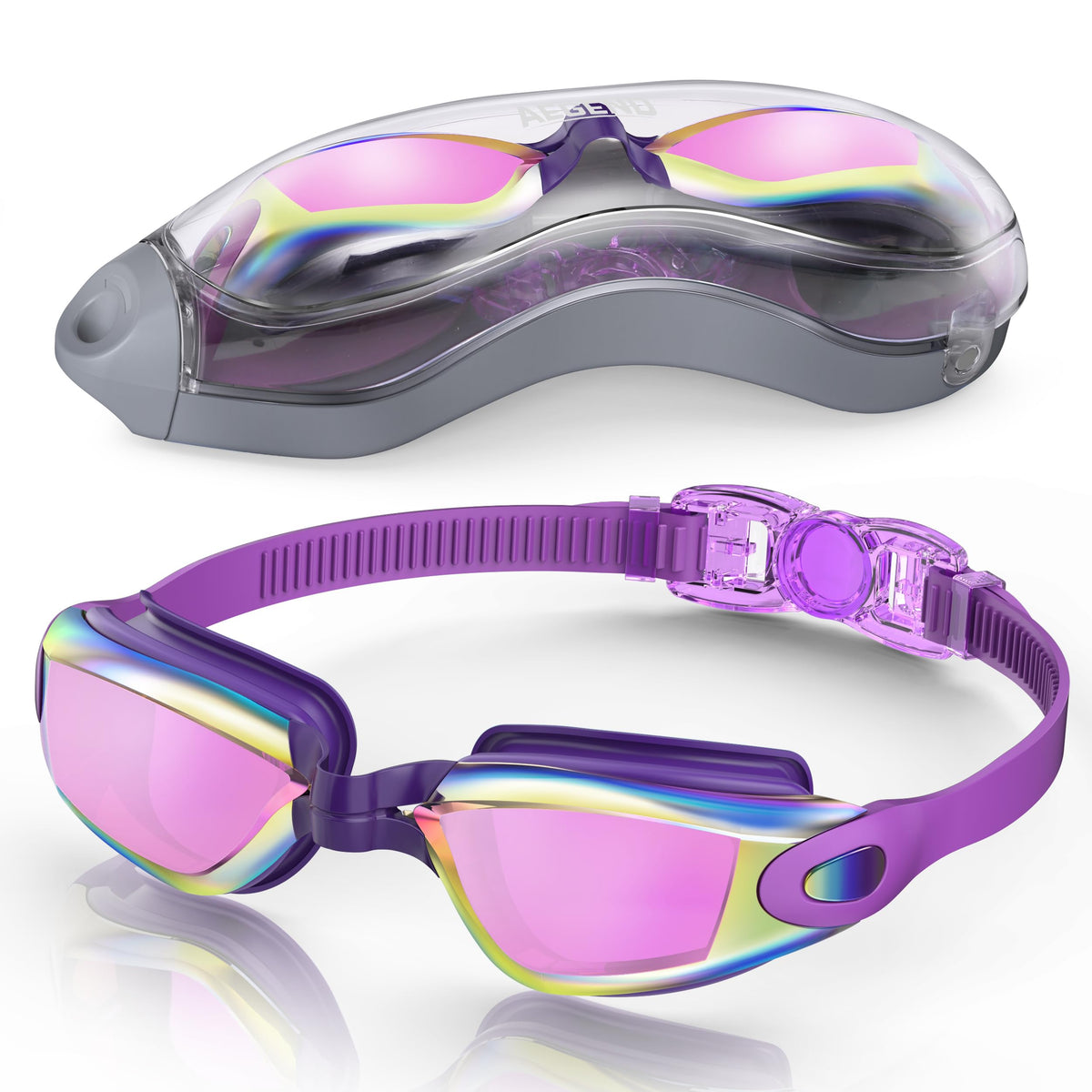 Aegend Swim Goggles, Swimming Goggles No Leaking Full Protect Adult Youth