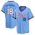 MATTH A.Braves #18 Mike Yastrzemski player Blue Limited Powder 2026 City Connect Stadium Stitched Jerseys
