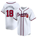 MATTH A.Braves #18 Mike Yastrzemski player White Limited Home Stitched Jerseys