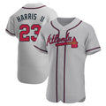 MATTH A.Braves #23 Michael Harris II player Gray Authentic Road Stitched Jerseys