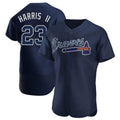 MATTH A.Braves #23 Michael Harris II player Navy Authentic Alternate Team Stitched Jerseys
