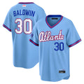 MATTH A.Braves #30 Drake Baldwin player Blue 2026 City Connect Stadium Stitched Jerseys