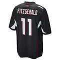 MATTH A.Cardinals #11 Larry Fitzgerald Player Black Game Stitched Jerseys