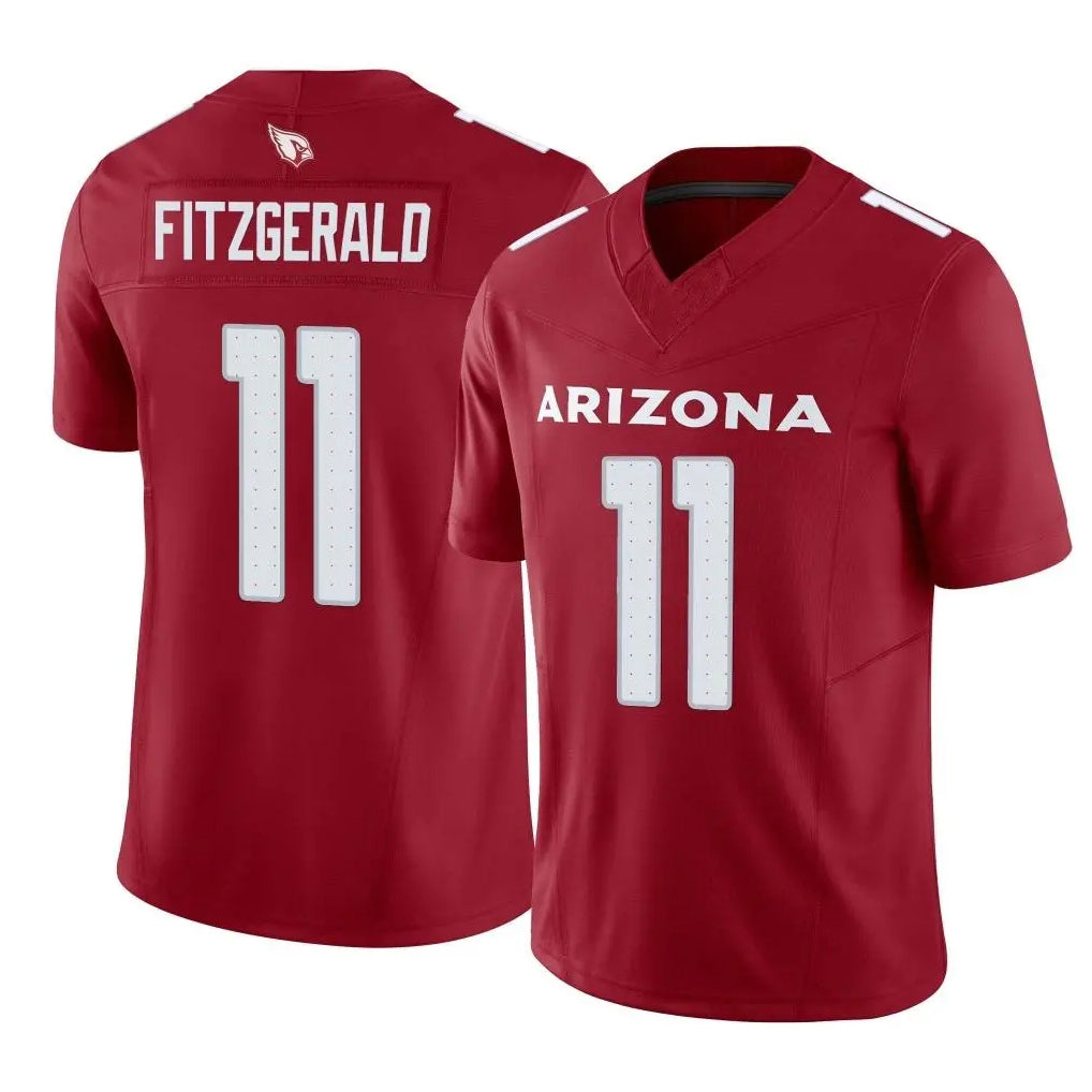MATTH A.Cardinals #11 Larry Fitzgerald Player Cardinal Vapor F.U.S.E. Limited Home Game Stitched Jerseys