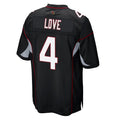 MATTH A.Cardinals #4 Jeremiyah Love Player Black Alternate Game Stitched Jerseys