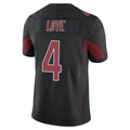 MATTH A.Cardinals #4 Jeremiyah Love Player Black Limited Elite Home Game Stitched Jerseys