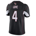 MATTH A.Cardinals #4 Jeremiyah Love Player Black Vapor Limited Home Game Stitched Jerseys