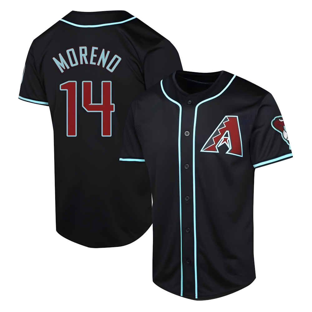 MATTH A.Diamondbacks #14 Gabriel Moreno Player Black Limited Alternate Stitched Jerseys