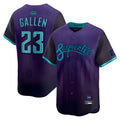 MATTH A.Diamondbacks #23 Zac Gallen Player Purple City Connect Limited Vapor Stitched Jerseys