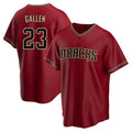 MATTH A.Diamondbacks #23 Zac Gallen Player Red Replica Game Stitched Jerseys