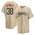 MATTH A.Diamondbacks #38 Paul Sewald Player Gold City Connect Cool Stitched Jersey