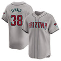 MATTH A.Diamondbacks #38 Paul Sewald Player Gray Limited Away Stitched Jersey