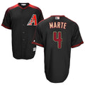 MATTH A.Diamondbacks #4 Ketel Marte Player Black Big & Tall Replica Limited Stitched Jerseys