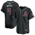 MATTH A.Diamondbacks #4 Ketel Marte Player Black Replica Game Stitched Jerseys