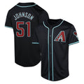 MATTH A.Diamondbacks #51 Randy Johnson Player Black Limited Alternate Stitched Jerseys