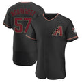 MATTH A.Diamondbacks #57 Eduardo Rodriguez Player Black Alternate Stitched Jersey