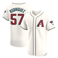 MATTH A.Diamondbacks #57 Eduardo Rodriguez Player Cream Elite Home Stitched Jersey