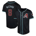 MATTH A.Diamondbacks #8 James McCann Player Black Red Limited Alternate Stitched Jersey