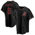 MATTH A.Diamondbacks #8 James McCann Player Black Replica Alternate Stitched Jersey
