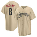 MATTH A.Diamondbacks #8 James McCann Player Gold Replica 2026 City Connect Cool Stitched Jersey