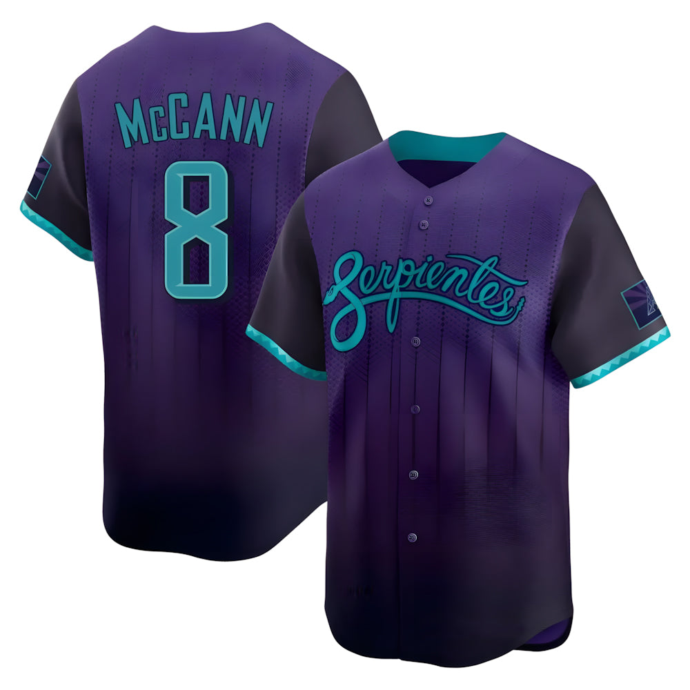 MATTH A.Diamondbacks #8 James McCann Player Purple Limited 2026 City Connect Stitched Jersey