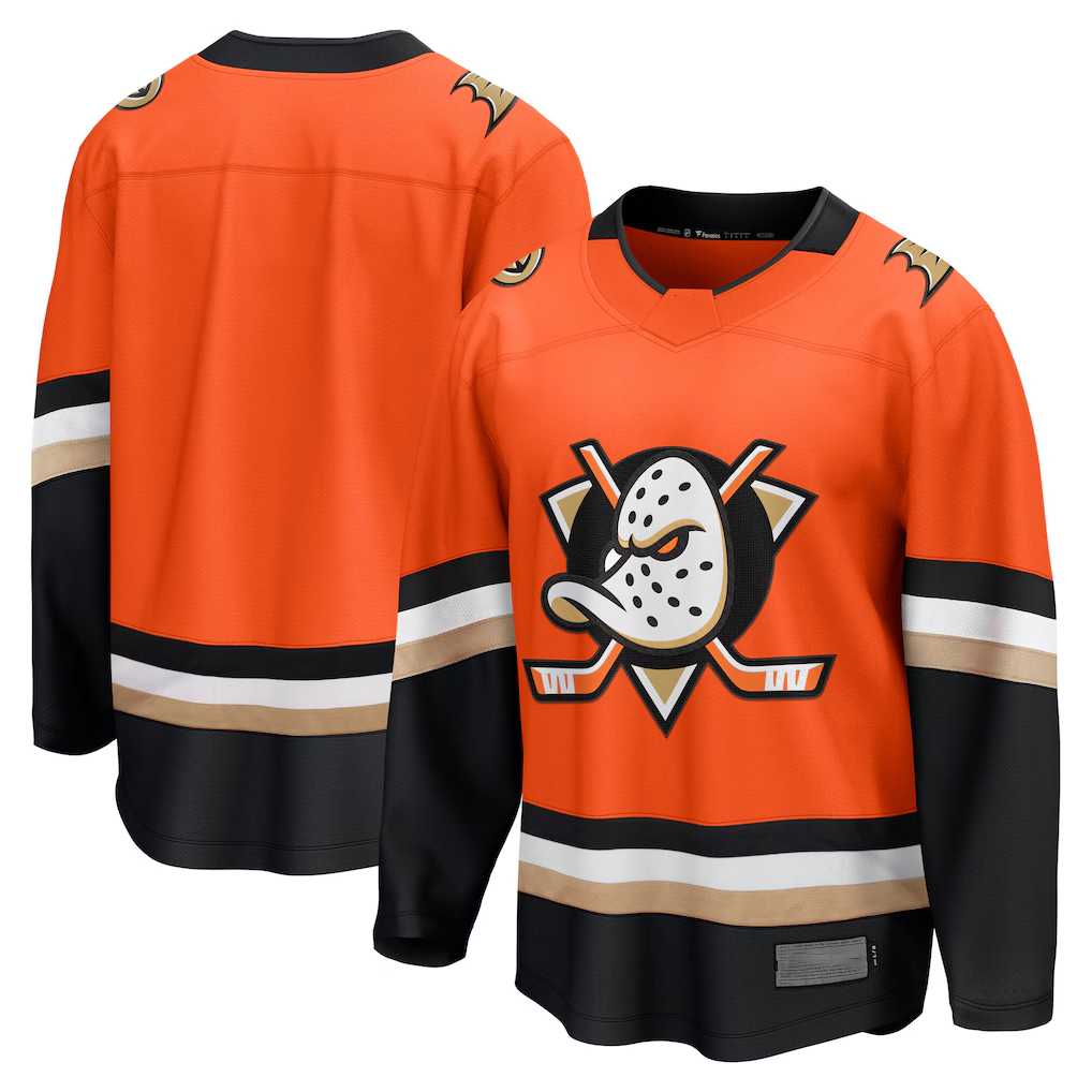 MATTH A.Ducks Orange Home Breakaway Jerseys