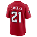 MATTH A.Falcons #21 Deion Sanders Red Retired Player Game Stitched Jerseys