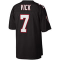 MATTH A.Falcons #7 Michael Vick Mitchell & Ness Black Legacy Replica Stitched Jerseys