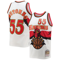 MATTH A.Hawks #55 Dikembe Mutombo Mitchell & Ness White 199697 Hardwood Classics Swingman Jerseys