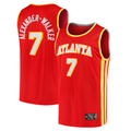 MATTH A.Hawks #7 Nickeil Alexander-Walker Red Fast Break Replica Jerseys - Icon Edition
