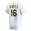 MATTH Athletics #16 Nick Kurtz Player White Home Limited Stitched Jerseys