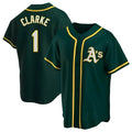 MATTH Athletics #1 Denzel Clarke player Green Replica Alternate Stitched Jersey