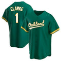 MATTH Athletics #1 Denzel Clarke player Green Replica Kelly Alternate Stitched Jersey