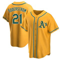 MATTH Athletics #21 Tyler Soderstrom Player Gold Replica Alternate Stitched Jersey