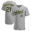 MATTH Athletics #21 Tyler Soderstrom Player Gray Authentic Road Stitched Jersey