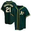 MATTH Athletics #21 Tyler Soderstrom Player Green Replica Alternate Stitched Jersey