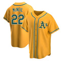 MATTH Athletics #22 Jeff McNeil player Gold Replica Alternate Stitched Jersey