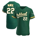 MATTH Athletics #22 Jeff McNeil player Green Authentic Kelly Alternate Stitched Jersey