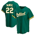 MATTH Athletics #22 Jeff McNeil player Green Replica Kelly Alternate Stitched Jersey