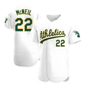 MATTH Athletics #22 Jeff McNeil player White Authentic Home Stitched Jersey