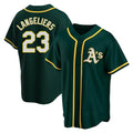 MATTH Athletics #23 Shea Langeliers Player Green Replica Alternate Stitched Jerseys