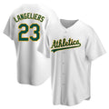 MATTH Athletics #23 Shea Langeliers Player White Replica Home Stitched Jerseys