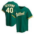 MATTH Athletics #40 Luis Severino player Green Replica Kelly Alternate Stitched Jersey