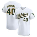 MATTH Athletics #40 Luis Severino player White Elite Home Stitched Jersey