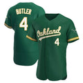 MATTH Athletics #4 Lawrence Butler player Green Authentic Kelly Alternate Stitched Jersey