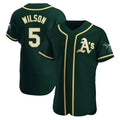MATTH Athletics #5 Jacob Wilson Green Authentic Alternate Stitched Jersey