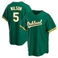 MATTH Athletics #5 Jacob Wilson Green Kelly Alternate Stitched Jersey